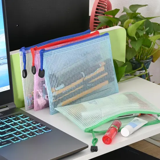 10 Pcs Zipper File Bags {4}