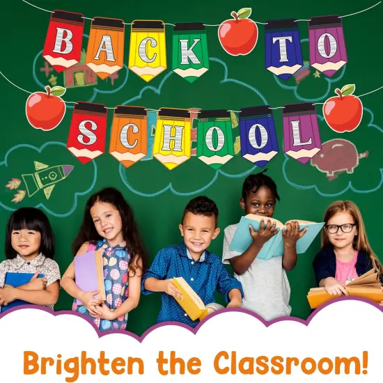 10ft Back to Classroom Decorations Banners {3}