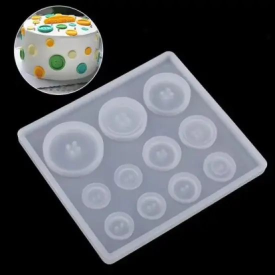 Button Silicone Mold 2 {2}