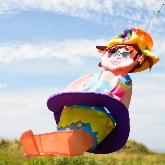 In the Breeze 1151 Beach Bev 3D Wind Friend - Fun and Colorful Outdoor Hanging Decoration {5}