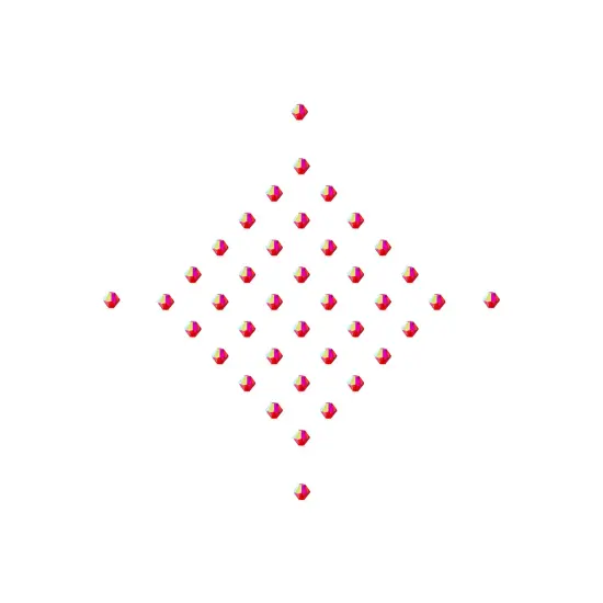 Preciosa 4mm Czech Crystals Bicone Rondelle Beads, 40pcs Light Siam AB {5}