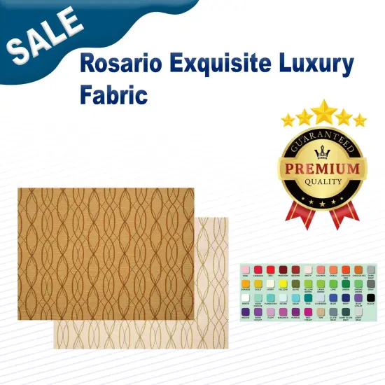 Rosario Exquisite Luxury Fabric Cayenne {2}