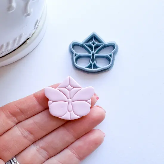 BUTTERFLY TEARDROP GLASS | GARDEN | CLAY CUTTER {3}