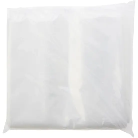 Plymor 12" x 8" x 24" (Pack of 100), 3 Mil Gusseted Plastic Bags {6}