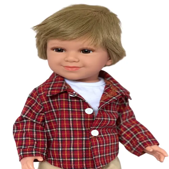 Lincoln: The Adventurous Little Boy Doll- Blonde Hair Brown Eyes {4}