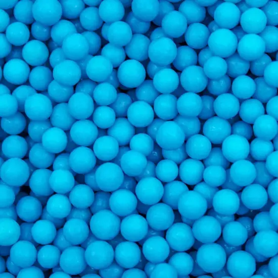 Krazy Sprinkles - Blue Pearl 4mm Beads (1/2 Cup, 1x Jar) for Cakes, Ice Cream & Cookies {1}