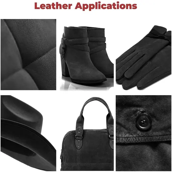 Light Grey ELW Chap Splits Suede 4-5 oz (1.6-2mm) Pre-Cut Piece - Split Leather Cowhide - Prime AB Grade Quality - Perfect For Auto, Garments, Chaps, Bags, Vest, Aprons, Saddles, Moccasins {6}