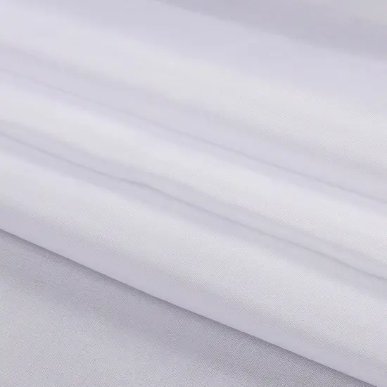 1 Yard Deluxe Bright White Silk or Silk Habotai Smooth Soft 44 Inches Width {4}