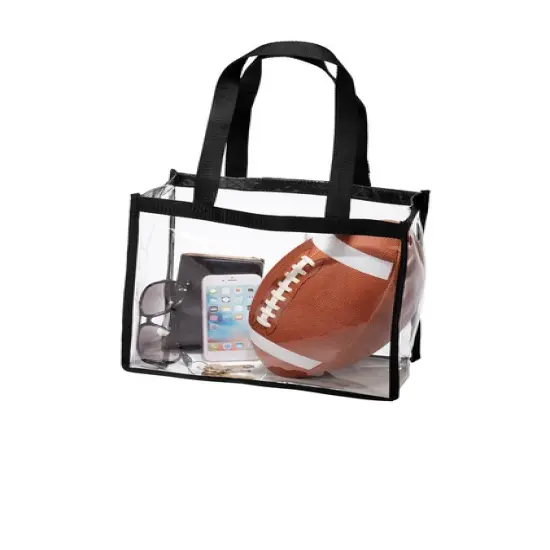 Port Authority&reg; Durable Clear Stadium Tote Bag {6}