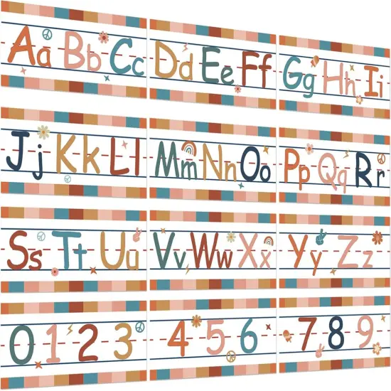 12 PCS Alphabet Bulletin Board Set {1}