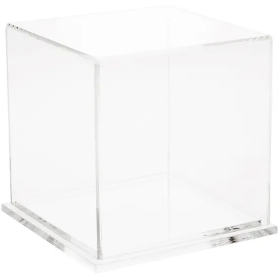 Plymor Clear Acrylic Display Case, 5" x 5" x 5" Clear Base {1}