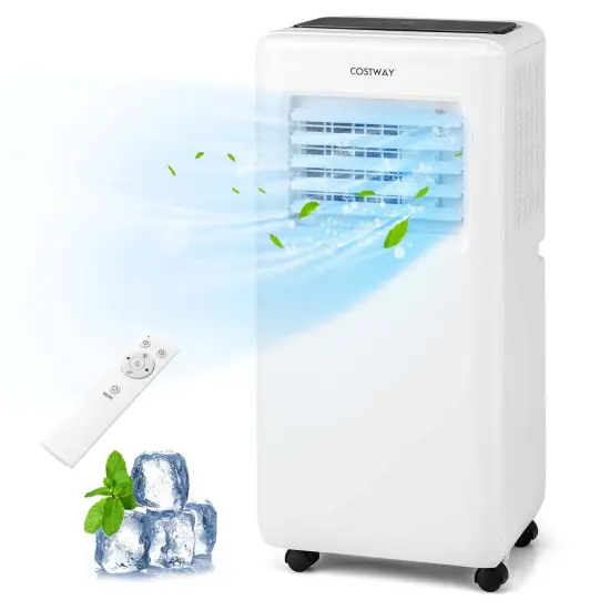 Costway 6500 BTU（ASHRAE 10000 BTU） Portable Air Conditioner 3 in 1 Air Cooler with Fan & Dehumidifier {1}