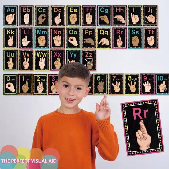 Sign Language Bulletin Board Alphabet - 37 {2}