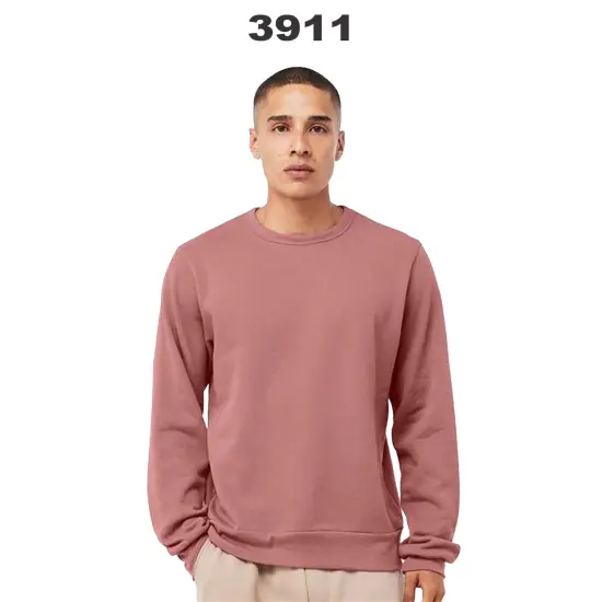 BELLA + CANVAS&reg; - Sponge Fleece Classic Crewneck Long Sleeve Sweatshirt Heather dust {3}