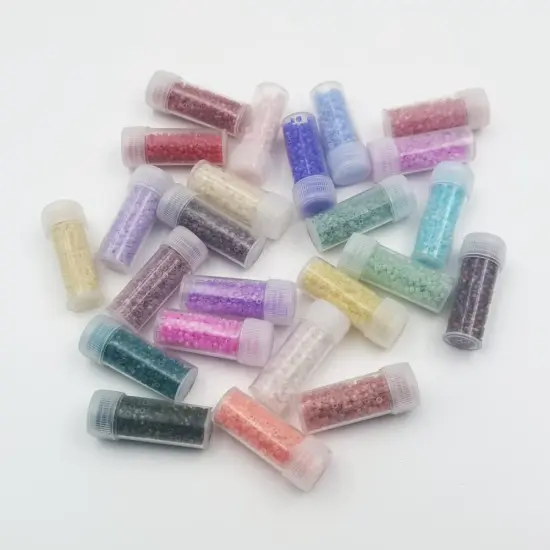 Uniform 120 Gram 12/0 (2mm) Cylinder Glass Seed Beads {4}