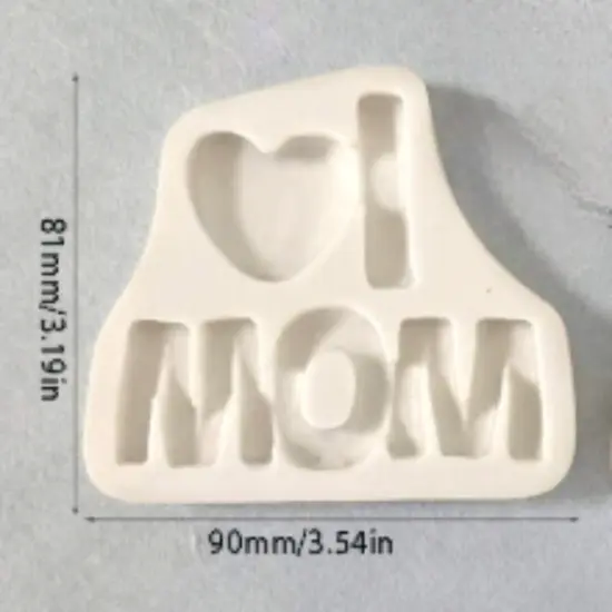 ILove Mom silicone mold {2}