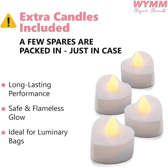 Happy Anniversary Decorations - Light-Up Letters with Tea Lights, Rose Petals & Luminary Bags {3}