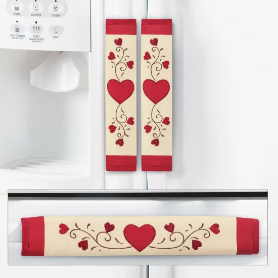 Collections Etc Primitive Country 3-Piece Appliance Cover Set {1}