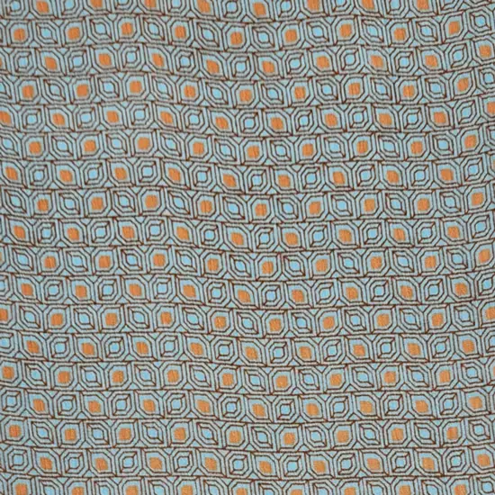 Turquoise Rayon Crinkle 1 Yard Fabric Soft Lightweight 50/52" Textured Apparel Fabric {2}
