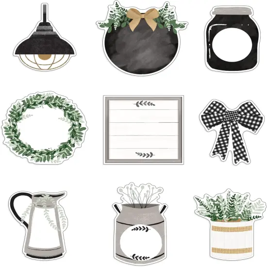 150-Piece Farmhouse Decor, Plant Pot, Wreath, Mason Jar, Pennants, and More {1}