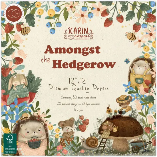 Craft Consortium Double-Sided Paper Pad 12"X12" 30/Pkg-Amongst The Hedgerow {1}