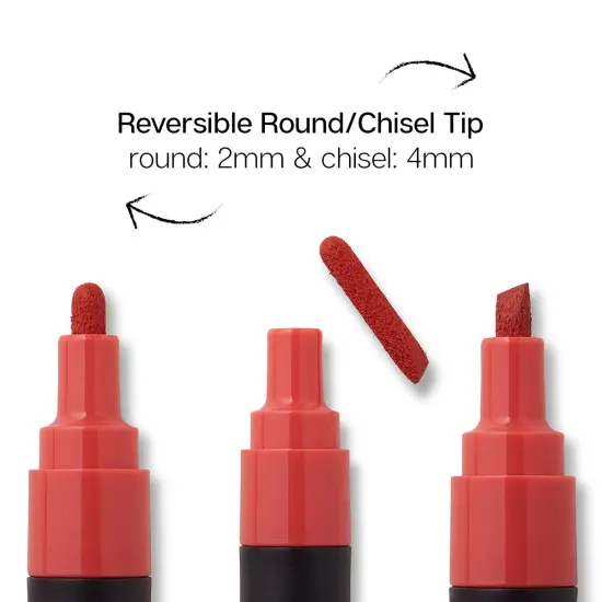 KINGART&reg; Liquid Chalk Markers, Pastel Colors, Round & Chisel Tip, Set of 8 {3}