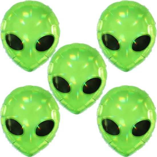Alien UFO party supplies balloons(Green Alien Balloon 5pcs) {1}