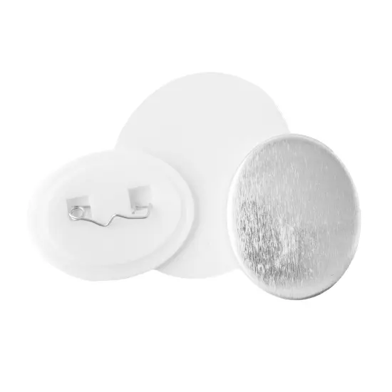 We R Button Press Refill Pack 30/Pkg-Small Oval Button Pin Back, Makes 10 Pin {3}