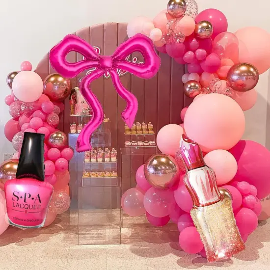 6Pcs Spa Party Decoration Balloons(pink) {6}