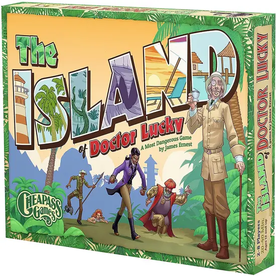 Island of Doctor Lucky - Strategy & Luck Family Boardgame, Ages 12+, 2-8 Players {1}