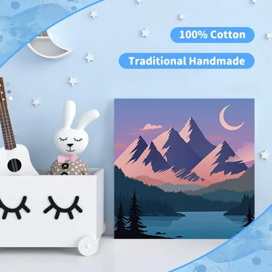 12 Pcs Pre Drawn Canvas to Paint - 7.9" X 7.9" (Landscapes) {4}