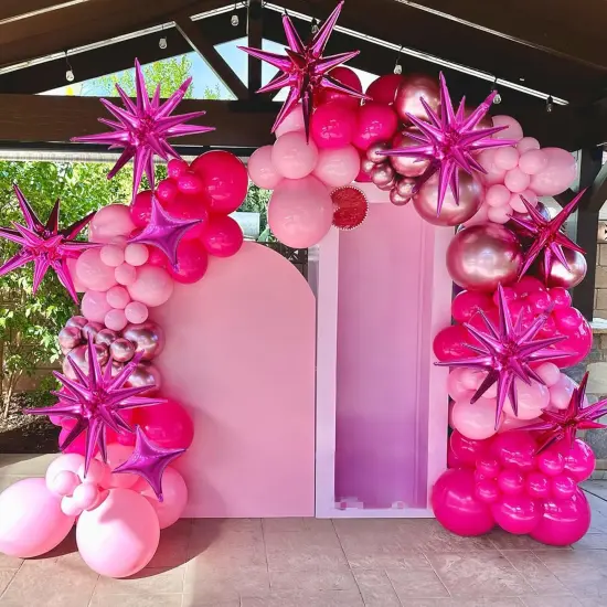 Star Balloons Kit (Hot Pink) {4}