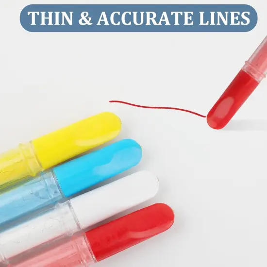 Sew Fabric Chalk Markers (	Blue, Red, White, Yellow ) {3}