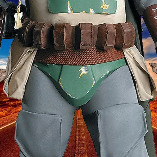 Adult Boba Fett Costume for Men, Star Wars Adult Bounty Hunter Outfit {4}