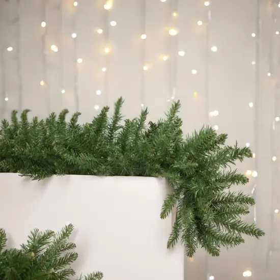 Northlight Winona Fir Artificial Commercial Christmas Garland - 25' x 20" - Unlit Green {5}