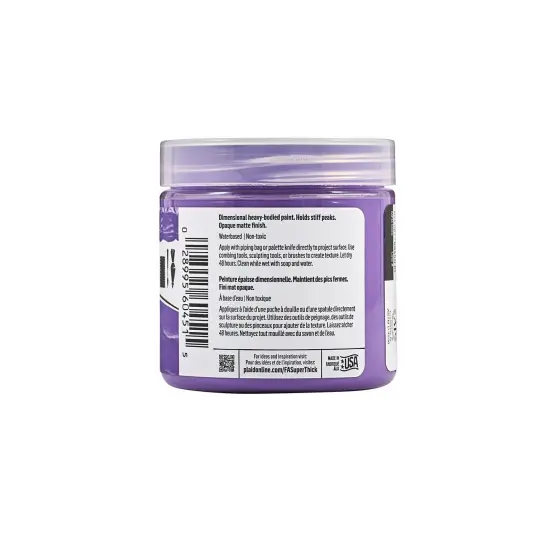 FolkArt Super Thick Acrylic Paint Purple 4 oz {4}