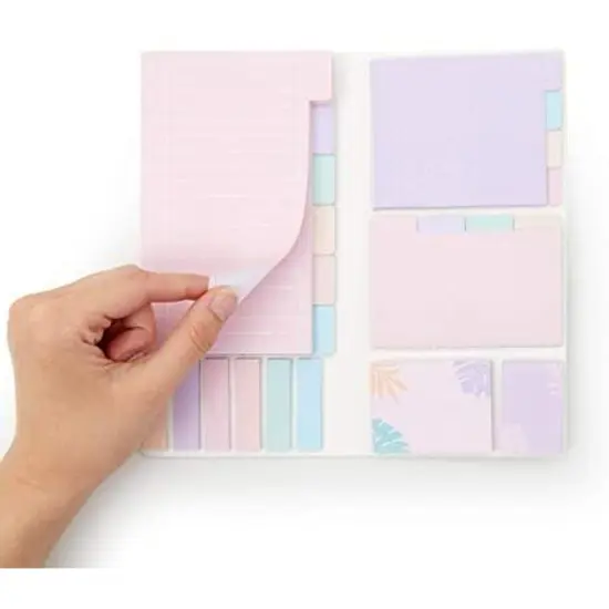 Self Adhesive Sticky Notes with Tabs (2 Pack) Green {5}