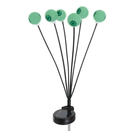 Solar Scary Eyeballs Lights Outdoor Halloween Decoration Swaying Light Halloween Path Lights Ornaments with Total 12LED IP65 Waterproof for Yard Garden Patio Party Decor {12}