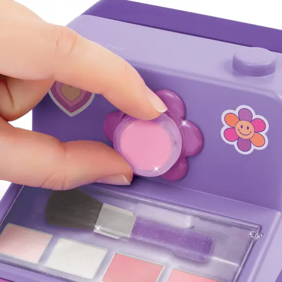 Make It Real: Instant Glam Cosmetic Case - 23pcs, Camera Shaped Makeup Case, Eyes-Lips-Face-Nails, Stickers To Decorate, Girls & Kids Ages 8+ {6}