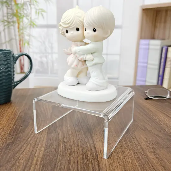 Plymor Clear Acrylic Short Square Display Riser, 2.5" H x 5" W x 5" D (3/16" thick) {3}