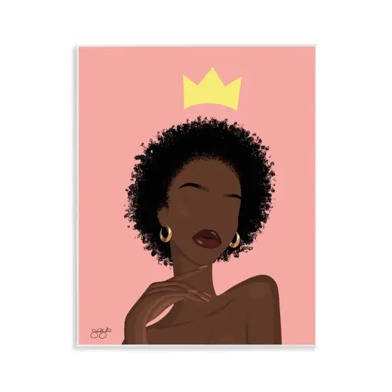 Stupell Industries Pink Aliza Portrait Wall Plaque, design by Sierra Siler {1}