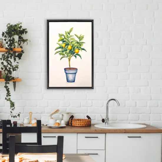 Stupell Industries Citrus Serenade Plant Floating Frame, design by Andrea Haase {8}