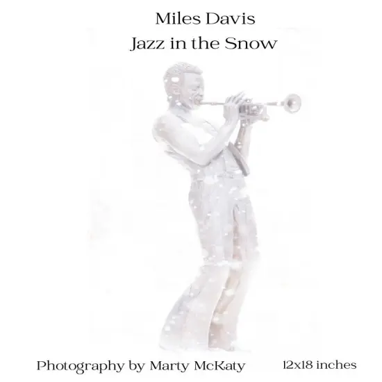 Miles Davis - Jazz in the Snow -Art paper for Decoupage and Mixed Media {2}