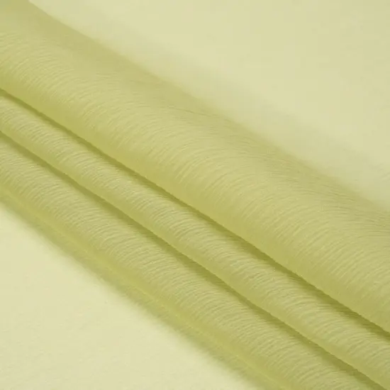 1 Yard Nile Green Crinkled Silk Chiffon Fabric Sheer Lightweight Perfect for Bridal Designer Dresses, 43 Inches Wide {4}