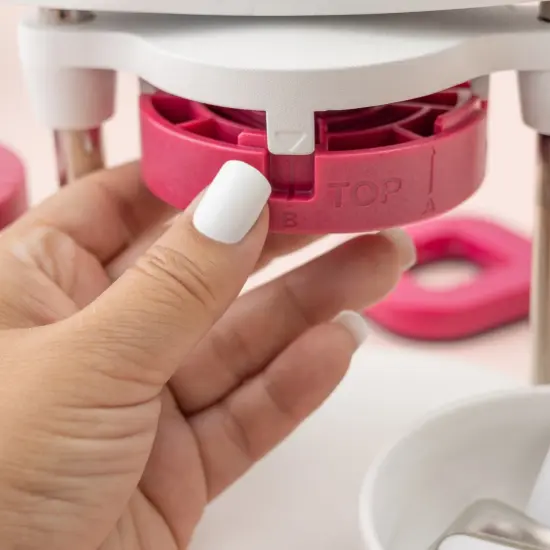 We R Button Press Insert-Square (31mm) {6}