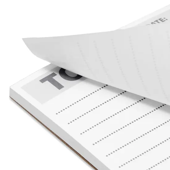 6 Pack To Do List Notepads, Daily Reminder Checklist (8.5 x 5.5 In, 60 Sheets Each) White {4}