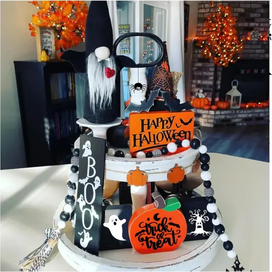 50 PCS Small Reusable Halloween Stencils(50pcs 3in halloween) {5}