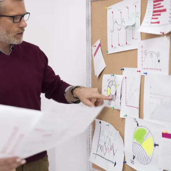 Cork Board Bulletin Board 24 x 18 Inches(White ) {5}