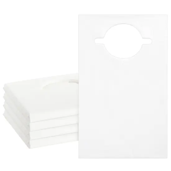 100-Pack Disposable Bibs for Adults and Senior Citizens for Mess-Free Eating, Throw Away Bibs for Accidental Stains and Spills, Single-Use Clothing Protectors (White, 23.6x15.5 in) {7}
