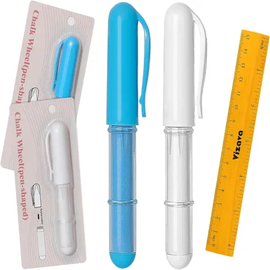 Fabric Chalk Markers for Sewing (Blue & White) {1}